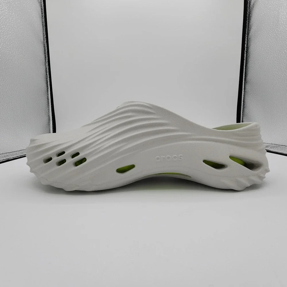 Crocs‎ Echo Wave Clog Mens 13 Atmosphere Lime Punch Shoes 210521-1FT NEW